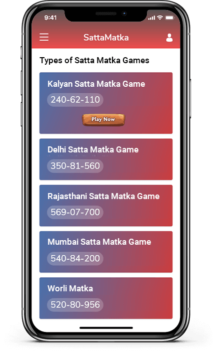 Types of Satta Matka Games